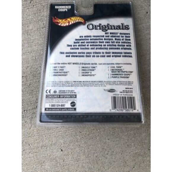 Hot Wheels Original  2001 HAMMERED COUPE. Exclusive VINTAGE. Read - Picture 7 of 7